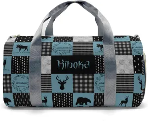 Personalized Duffel Bag Adventure Wild One Deer Bear Luxury on the Go: High-End Travel Bags for Sophisticated Travelers
