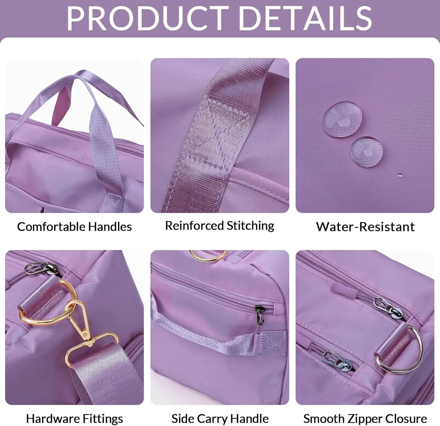 Personalized Duffle Bag, Custom Name Sports Gym Bag with Shoe Compartment&Dry Pockets,Waterproof Weekender Bags for Women and Men, Swim Dance Gym Travel Bag, Gifts for Groomsman,Bridesmaid