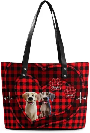 Personalized Shoulder Bag Custom Names Mothers Day Handbag Large Capacity Handbag Gift for Grandmother Mom Mother