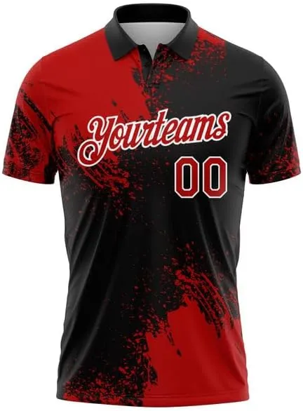 Personalized Team Name, Custom Jersey, Gold Black-White 3D Pattern Design Abstract Brush Stroke