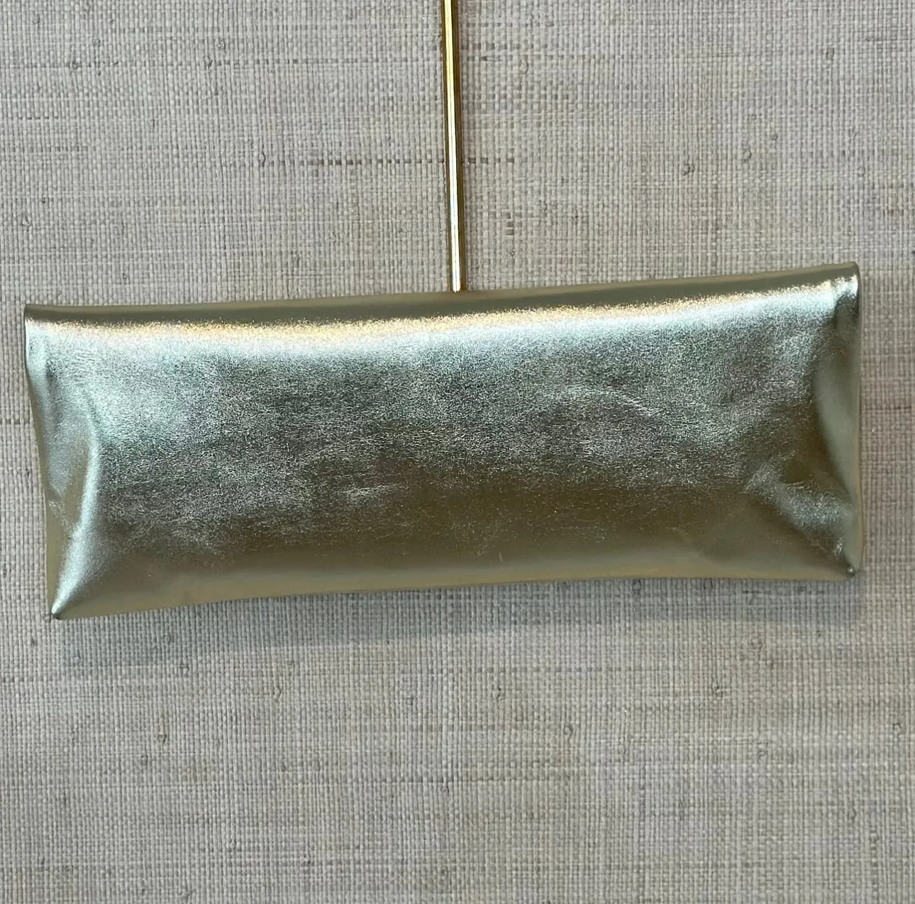 Petrichor Fold Over Clutch Gold