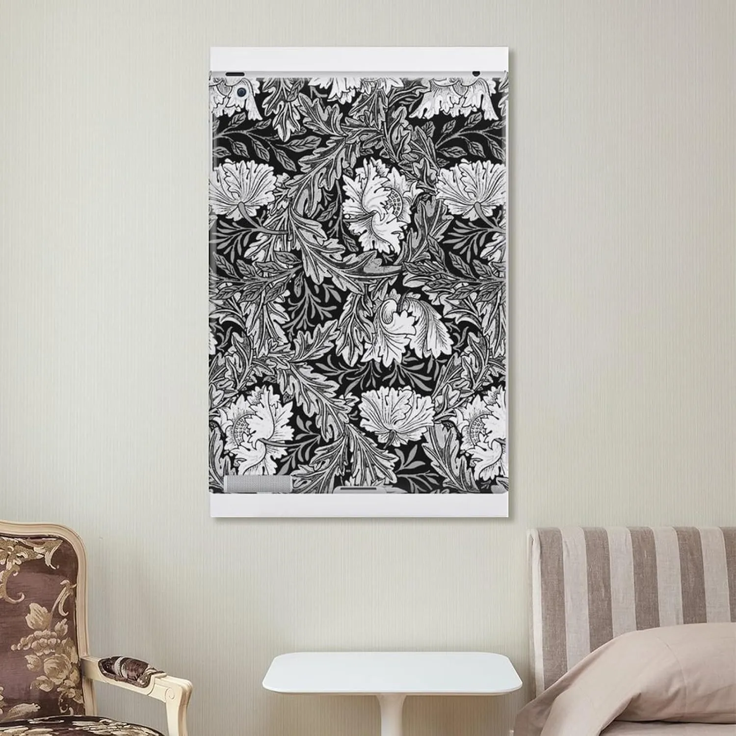 PICHU William Morris Posters Artist Artistic Photo Black And White Flowers Canvas Wall Art Prints Poster Gifts Photo Picture Painting Posters Room Decor Home Decorative 12x18inch(30x45cm)