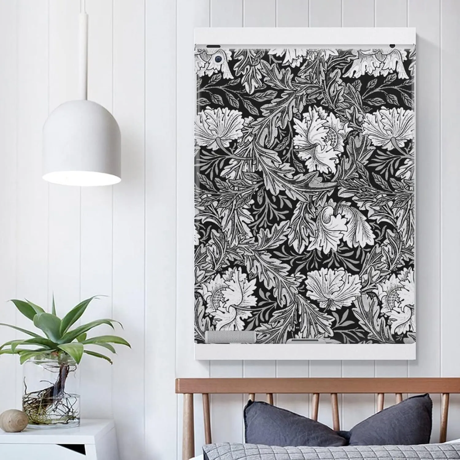 PICHU William Morris Posters Artist Artistic Photo Black And White Flowers Canvas Wall Art Prints Poster Gifts Photo Picture Painting Posters Room Decor Home Decorative 12x18inch(30x45cm)