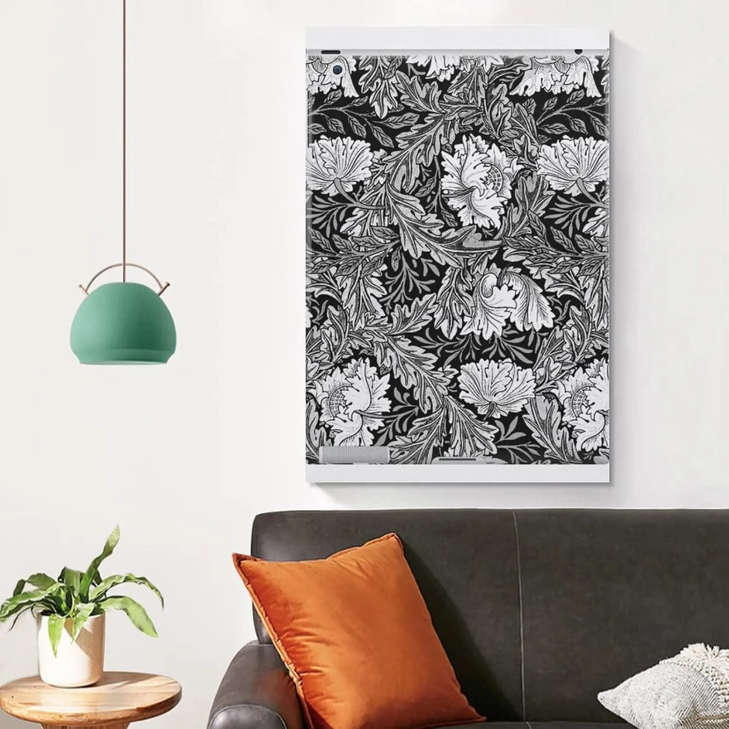 PICHU William Morris Posters Artist Artistic Photo Black And White Flowers Canvas Wall Art Prints Poster Gifts Photo Picture Painting Posters Room Decor Home Decorative 12x18inch(30x45cm)
