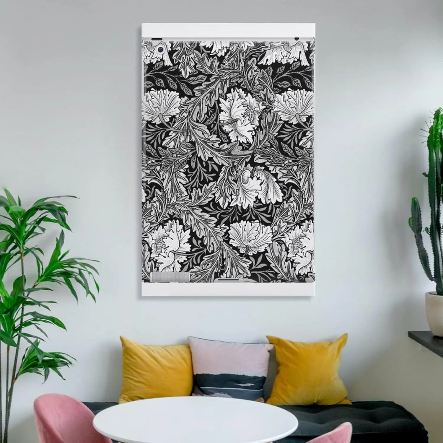 PICHU William Morris Posters Artist Artistic Photo Black And White Flowers Canvas Wall Art Prints Poster Gifts Photo Picture Painting Posters Room Decor Home Decorative 12x18inch(30x45cm)