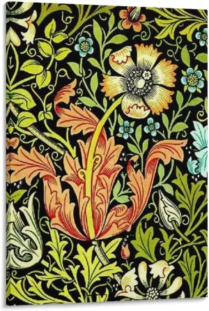 PICHU William Morris Posters Artist Artistic Photo Blue Blue Flowers Canvas Art Poster And Wall Art Picture Print Modern Family Bedroom Decor Posters 20x30inch(50x75cm)