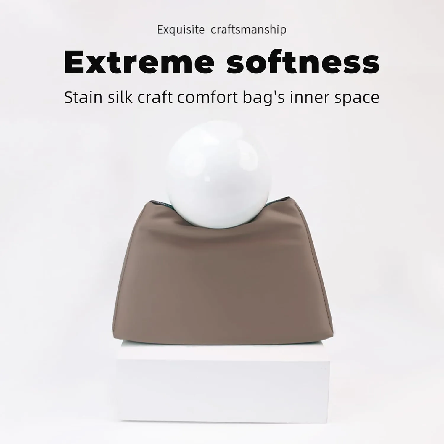 Pillow Luxury Bag Shaper Silky Smooth Insert for Handbagsfit Birkin 20/25/30/35/40 Bags, Keep Bag Shape(Brikin 35,Cris tourterelle)