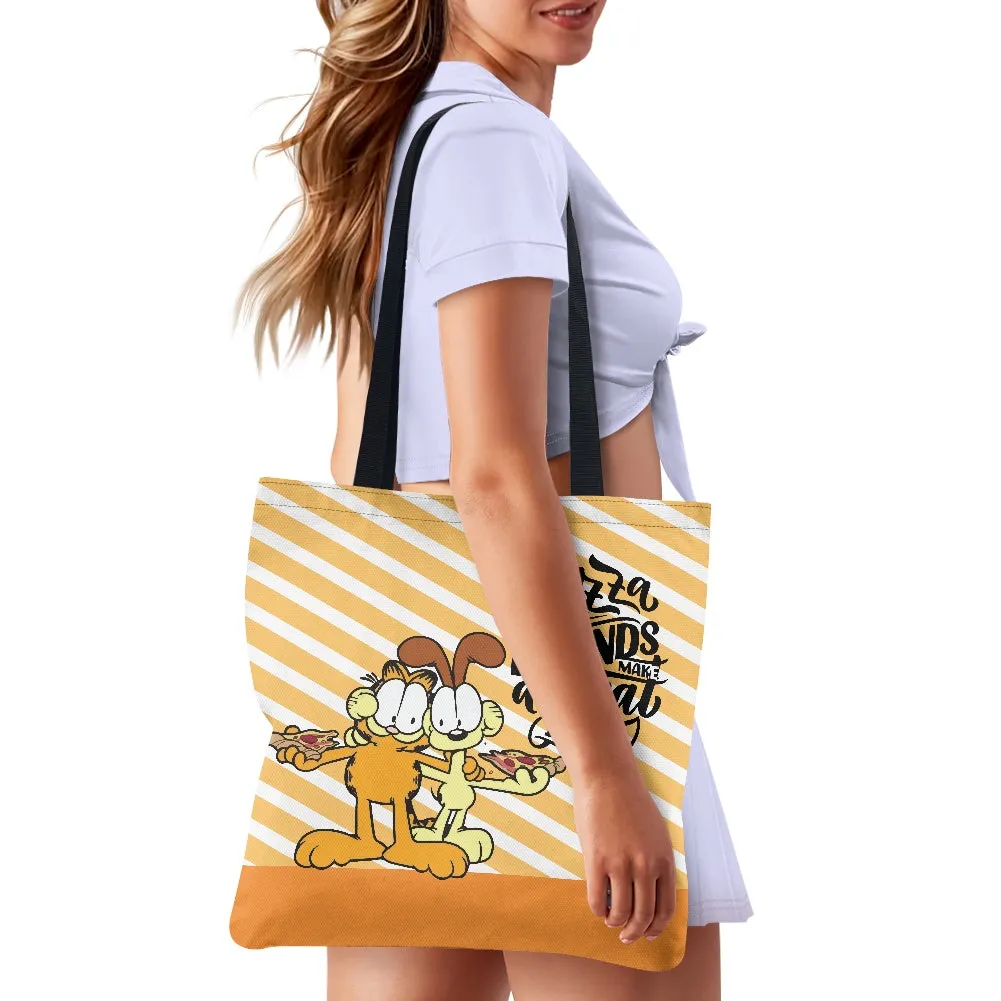 Pizza and Friends Cloth Tote Bag