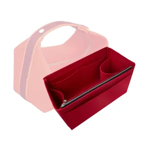 Premium Purse Organizer for Bride-a-brac Insert, PM Bride-a-brac case organizer, Trousse Bride A Brac GM Organizer, 2mm Thick Felt Snug Sturdy (For Small Bride-a-Brac (PM), Orange)