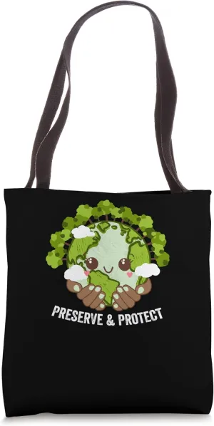 Preserve and Protect Sustainable Forest Zero Waste Jungle Tote Bag