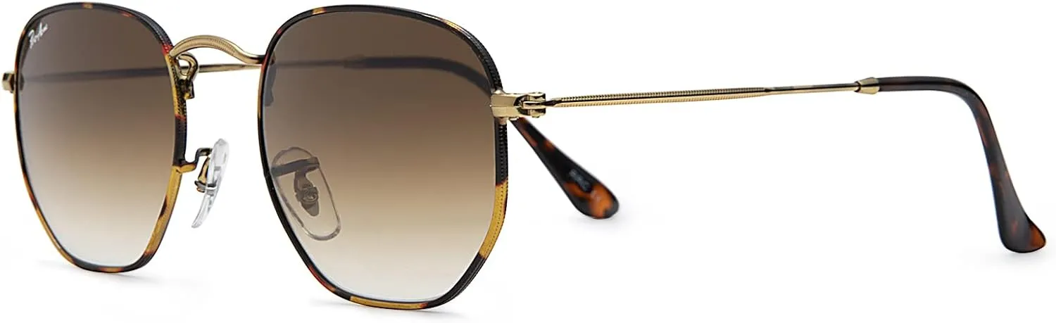 Pro Acme Small Square Sunglasses for Women Men 100% Real Glass Lens Hexagonal Frame