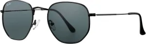 Pro Acme Small Square Sunglasses for Women Men 100% Real Glass Lens Hexagonal Frame