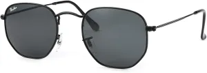 Pro Acme Small Square Sunglasses for Women Men 100% Real Glass Lens Hexagonal Frame