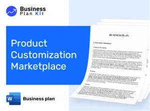 Product Customization Marketplace Business Plan Example