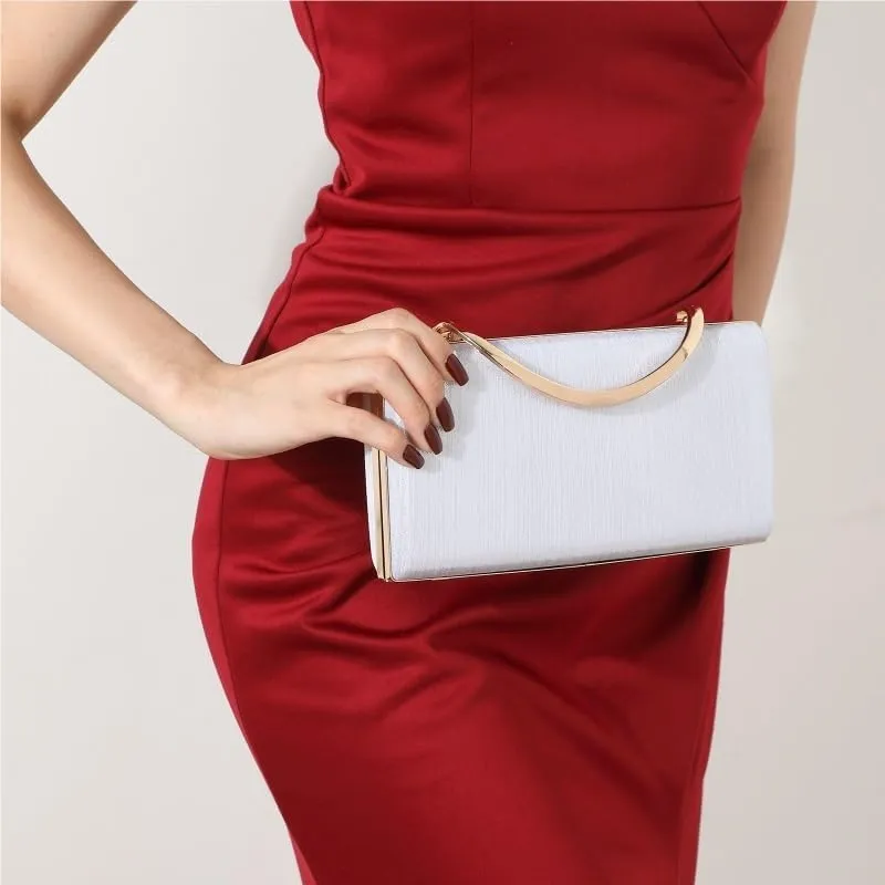 PU Leather Evening Bag French Simple Clutch Purses(Black-JoJo's Bizarre Adventure1)