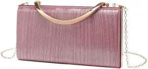 PU Leather Evening Bag French Simple Clutch Purses(Black-JoJo's Bizarre Adventure1)