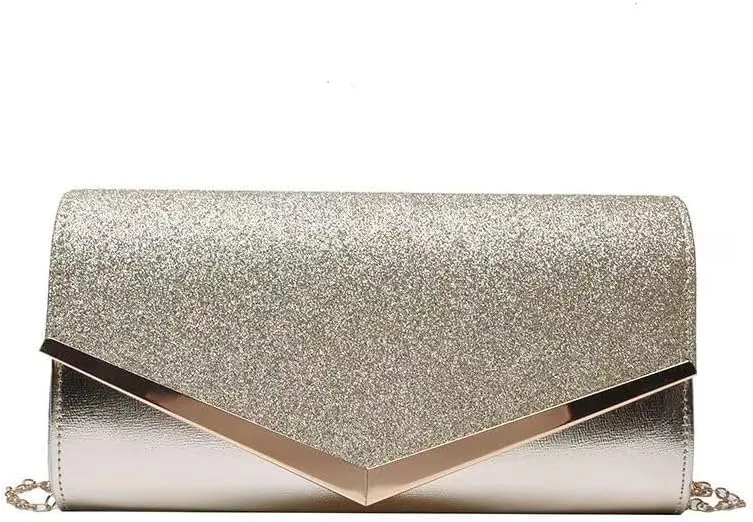 PU Leather Square Evening Bag Women Versatile Clutch Purses