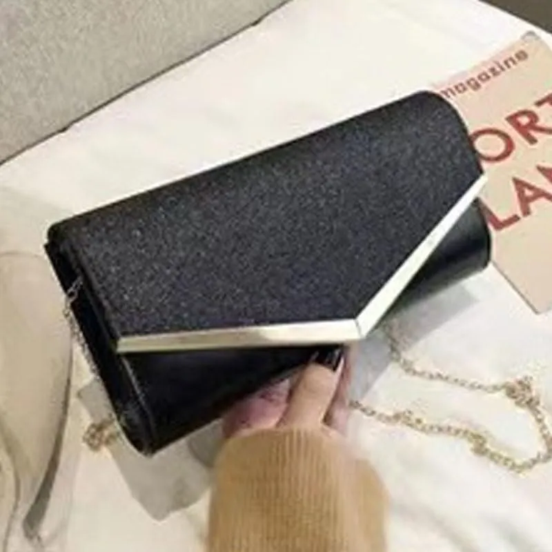 PU Leather Square Evening Bag Women Versatile Clutch Purses