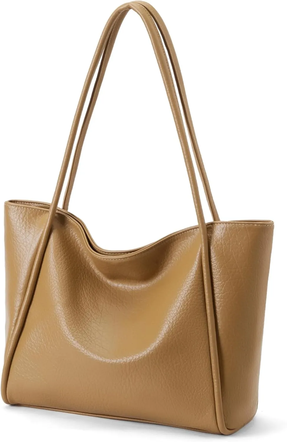 PU Leather Tote Bag for Women Shoulder Bag Lightweight Travel Handbag for Daily Use, Work, and Shopping