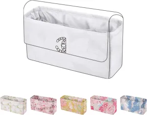 Purse Organizer Insert Fits Chanel Woc bags, Lightweight Bag Shaper for Women Luxury Handbag Tote, Soft Inner Bag (Chanel Woc, Snowflake)