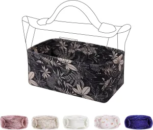 Purse Organizer Insert fits Kelly24/24 mini/29/35 bags, Lightweight Bag organizer for Women Luxury Handbag Tote, Soft Inner Bag (24/24-mini, Dark Fragrance)