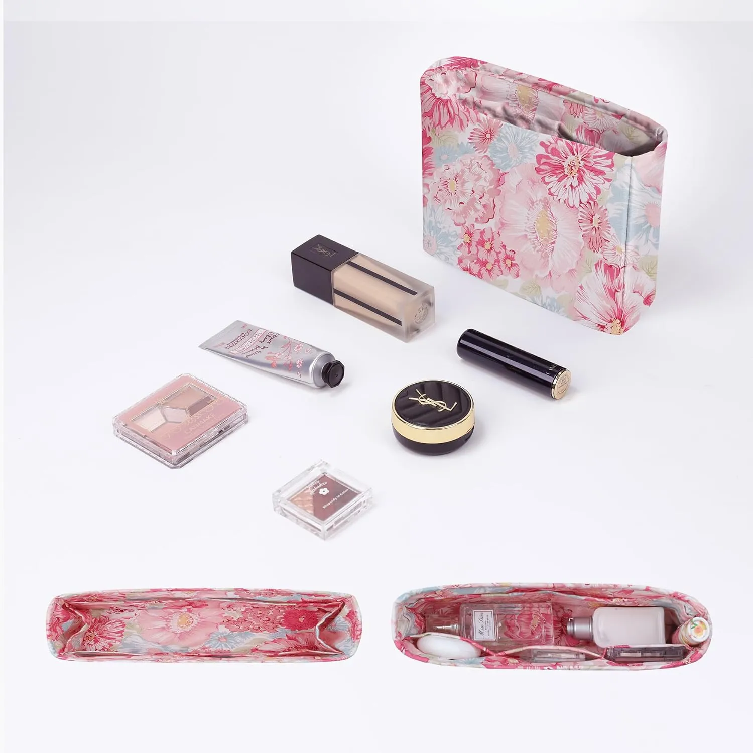 Purse Organizer Insert For Evelyne TPM/PM/GM/TGM, Lightweight Bag Shaper Liner, Soft Luxury Handbag Tote Inner Bag (PM-29,Blooming)