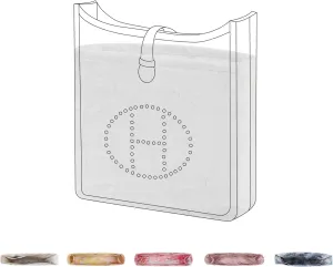 Purse Organizer Insert For Evelyne TPM/PM/GM/TGM, Lightweight Bag Shaper Liner, Soft Luxury Handbag Tote Inner Bag (TPM-mini,Snowflake)