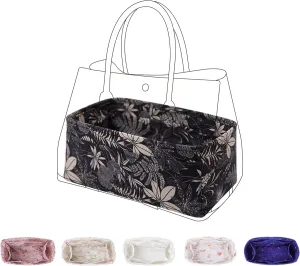 Purse Organizer Insert for Garden Party 30/36/49 bags, Lightweight Handbag Tote Organizer Liner, bag in bag (GP30, Dark Fragrance)