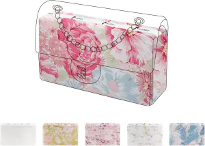 Purse Pillow Insert for Chanel Classic Flap Bags, Memory Foam Bag Pillow, Luxury Handbag Tote Shaper, Keep Bag in Shape (CF Mini 20, Blooming)