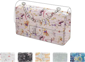 Purse Pillow Insert for Chanel Classic Flap Bags, Memory Foam Bag Pillow, Luxury Handbag Tote Shaper, Keep Bag in Shape (CF Mini 20, Circus(Pink))