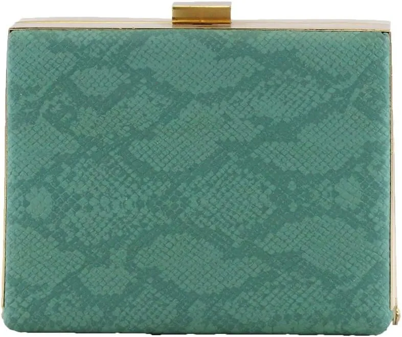 Python Print Box Clutch Minaudiere