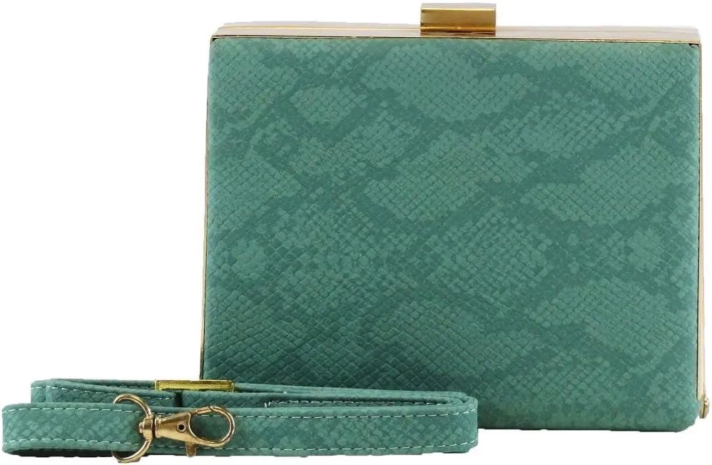 Python Print Box Clutch Minaudiere