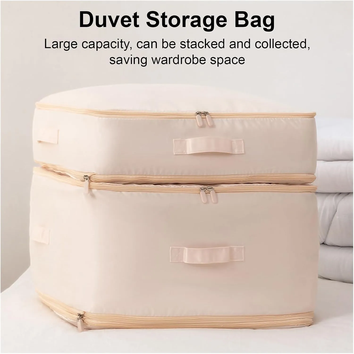 Quilt Clothes Compression Fitting Bag Storage Bag Large Capacity Quilt Packing Moving Packing Bag Dustproof Multifunctional(Blue,M)