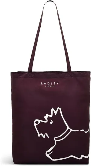 RADLEY London Icon Responsible Reusable Foldaway Tote Bag, Imperial