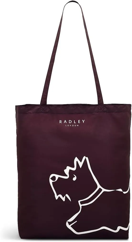 RADLEY London Icon Responsible Reusable Foldaway Tote Bag, Imperial