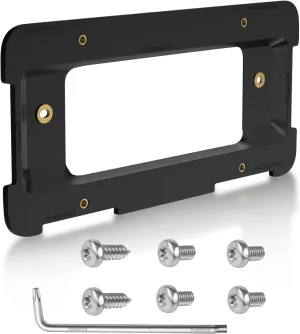 Rear License Plate Bracket Holder for 2005-2023 Land Rover LR4 LR3 LR2, 2010-2023 Range Rover Evoque Velar Discovery Series License Plate Bumper Car Tag Frame Mounting Kit