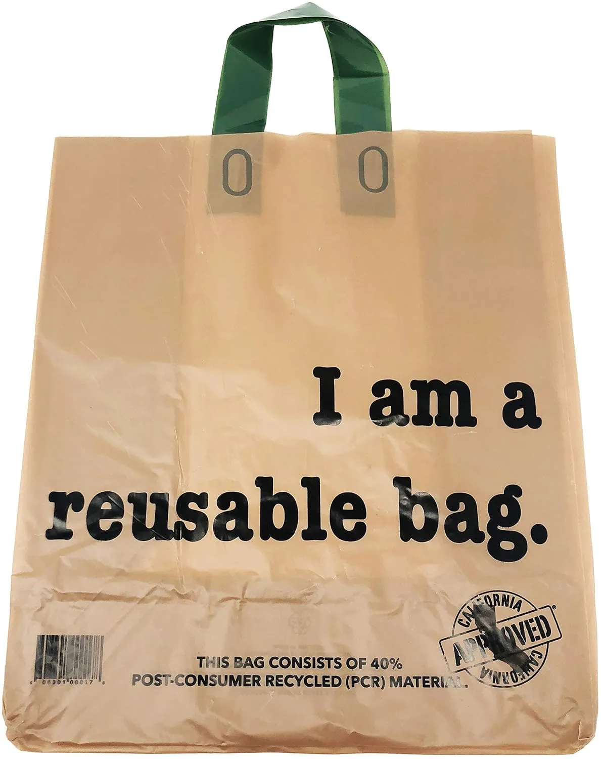 Reli. Shopping Bags, Reusable (250 Count Bulk; 2.25 mil Thick) | Recyclable Kraft Shopping Bags for Restaurant, Take Out, Retail, Grocery | (12" L x 6.75" W x 14" H) (Brown)