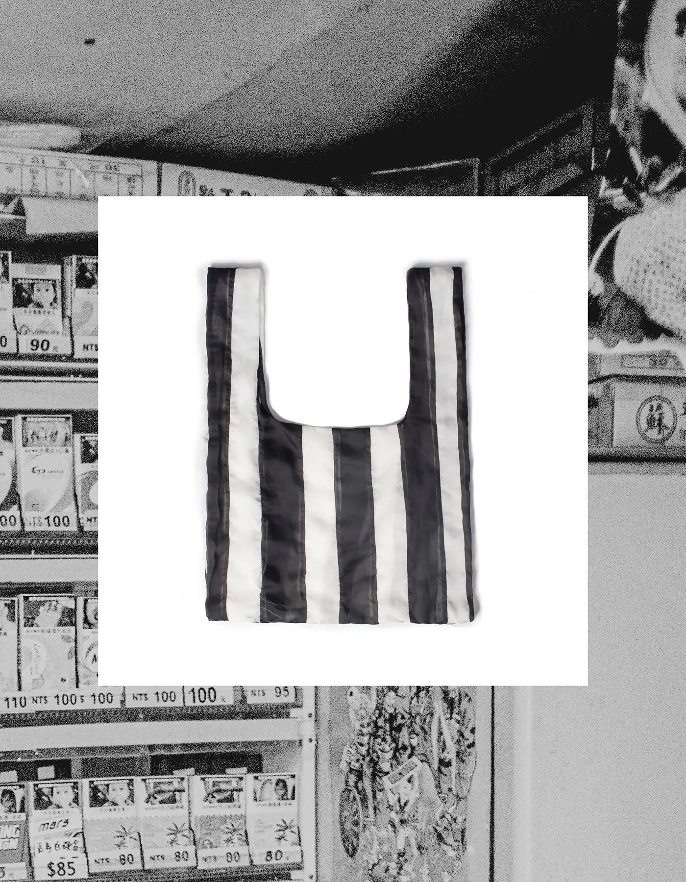 Retro Chiffon Tote Bag