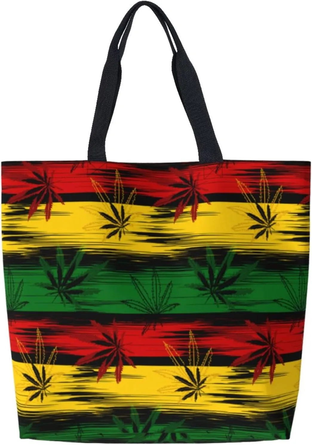 Reusable Grocery bags Big Capacity Shopping Bag Canvas Shoulder Tote Handbag for Women Girls