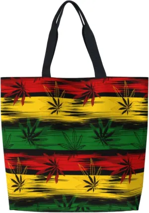 Reusable Grocery bags Big Capacity Shopping Bag Canvas Shoulder Tote Handbag for Women Girls