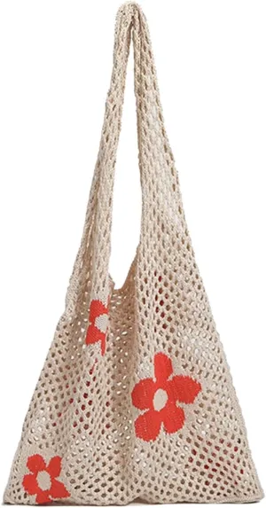 Reusable Mesh Shopping Bag Woven String Handbag Fruit Vegetables Storage Totes Bag Net Woven Bag Shop Grocery Tote (Color : A)
