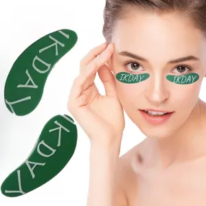 Reusable Under Eye Patches | Forever Eye Mask Reusable Eye Gel Pads | Silicone Eye Patches for Wrinkles &Puffy Eyes&Dark Circles| Great Skincare Routine for Face (Green-2pairs)