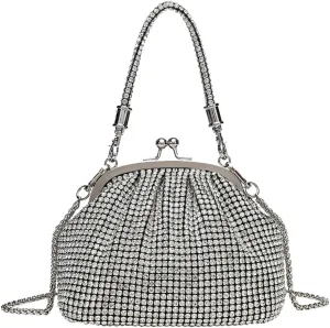 Rhinestone Clutch Purses for Women Sparkly Evening Bags for Women Luxurious Crossbody Handbags for Wedding Party Prom Gala