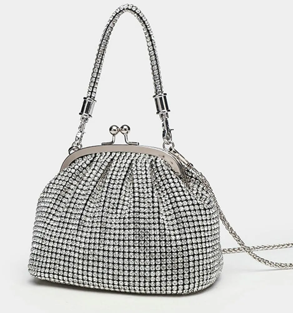 Rhinestone Clutch Purses for Women Sparkly Evening Bags for Women Luxurious Crossbody Handbags for Wedding Party Prom Gala