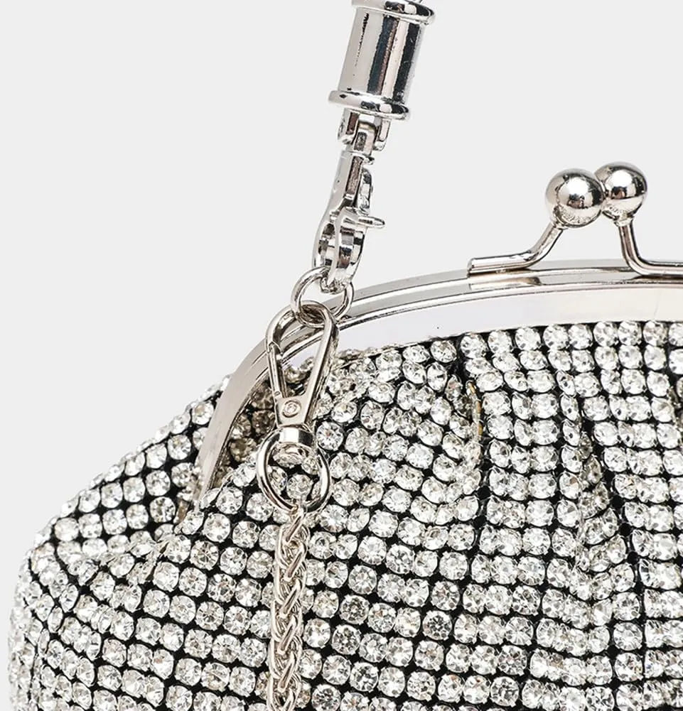 Rhinestone Clutch Purses for Women Sparkly Evening Bags for Women Luxurious Crossbody Handbags for Wedding Party Prom Gala
