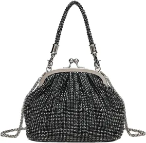 Rhinestone Clutch Purses for Women Sparkly Evening Bags for Women Luxurious Crossbody Handbags for Wedding Party Prom Gala