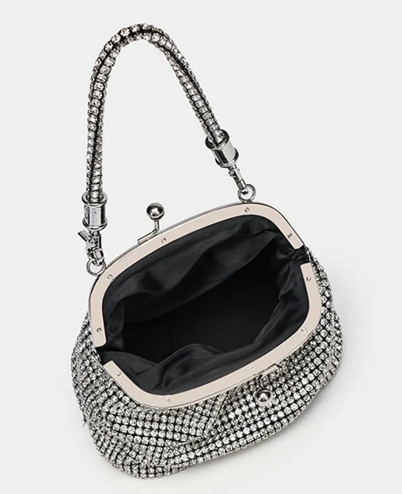 Rhinestone Clutch Purses for Women Sparkly Evening Bags for Women Luxurious Crossbody Handbags for Wedding Party Prom Gala