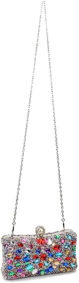 Rhinestone Evening Bags for Women Formal Sparkly Clutch Purse Luxury Crossbody Handbags for Wedding Cocktail Party Prom 2025