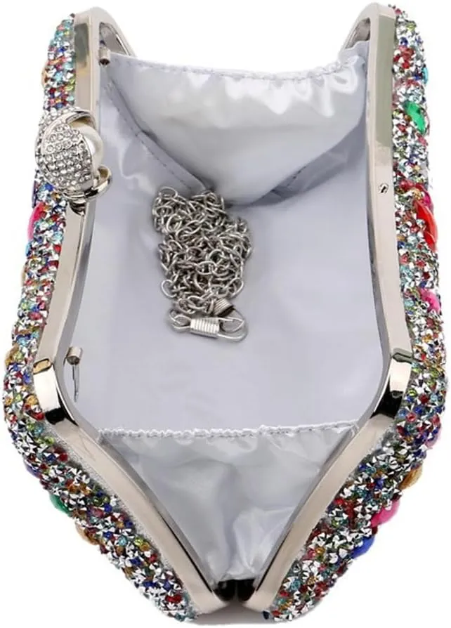 Rhinestone Evening Bags for Women Formal Sparkly Clutch Purse Luxury Crossbody Handbags for Wedding Cocktail Party Prom 2025