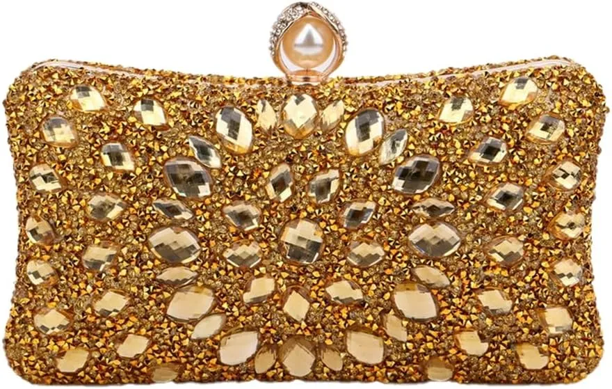 Rhinestone Evening Bags for Women Formal Sparkly Clutch Purse Luxury Crossbody Handbags for Wedding Cocktail Party Prom 2025
